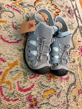 ZeroXposur Light Blue Closed-Toe Sandals